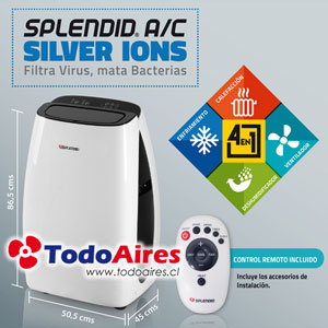 Aire Acondicionado Portatil SPLENDID 12.000 BTU