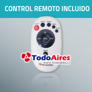 Aire Acondicionado Portatil SPLENDID 12.000 BTU