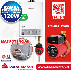 BOMBA RECIRCULADORA PRESURIZADORA 120W SPL