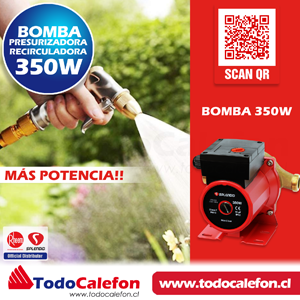 BOMBA RECIRCULADORA PRESURIZADORA 350W SPL