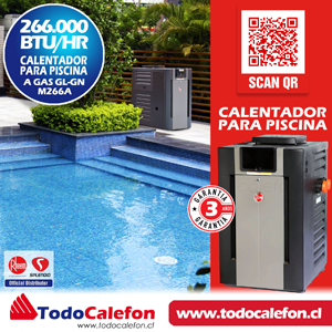 Calentador de Piscina RHEEM Gas Licuado M266A