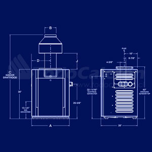 Calentador de Piscina RHEEM Gas Licuado M266A