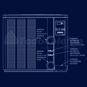 Calentador de Piscina Eléctrico RHEEM M3356ti