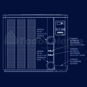 Calentador de Piscina Eléctrico RHEEM M3356ti