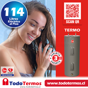 Termo Eléctrico RHEEM 114 Litros 220V al Piso