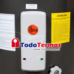 Termo Eléctrico RHEEM 125 Litros 220V al Muro