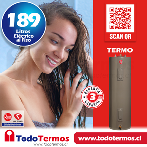 Termo Eléctrico RHEEM 189 Litros 220V al Piso