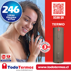 Termo Eléctrico RHEEM 246 Litros 220V al Piso