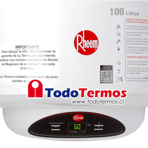 Termo Eléctrico Rheem 100 Litros MURO