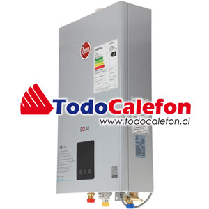 Calefon RHEEM Tiro Forzado 16 Litros Gas Licuado