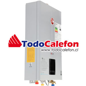 Calefon RHEEM Tiro Forzado 16 Litros Gas Licuado