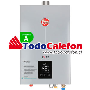 Calefon RHEEM Tiro Forzado 16 Litros Gas Licuado