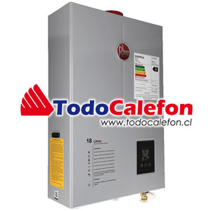 Calefon RHEEM Tiro Forzado 18 Litros Gas Licuado