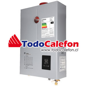 Calefon RHEEM Tiro Forzado 21 Litros Gas Licuado