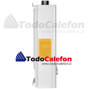 Calefon SPLENDID Tiro Forzado Master 10 Litros Gas Natural