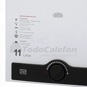 Calefon SPLENDID Tiro Natural Master 11 Litros Gas Licuado