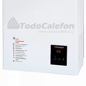 Calefon Templatech Tiro Natural 14 Litros Gas Licuado