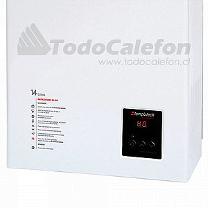 Calefon Templatech Tiro Natural 14 Litros Gas Natural