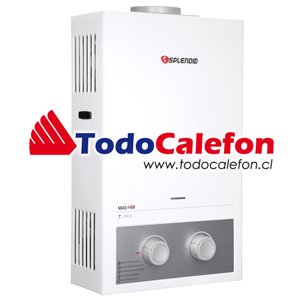 Calefon SPLENDID Tiro Natural Master 7 Litros Gas Licuado NUEVO