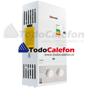 Calefon SPLENDID Tiro Natural Master 8 Litros Gas Licuado